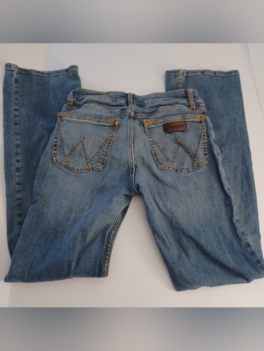 Wrangler Straight Leg Boot Cut Jeans Sz 9 10